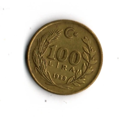 T.C. 100 Lira 1989 (mp1944) - Resim 2