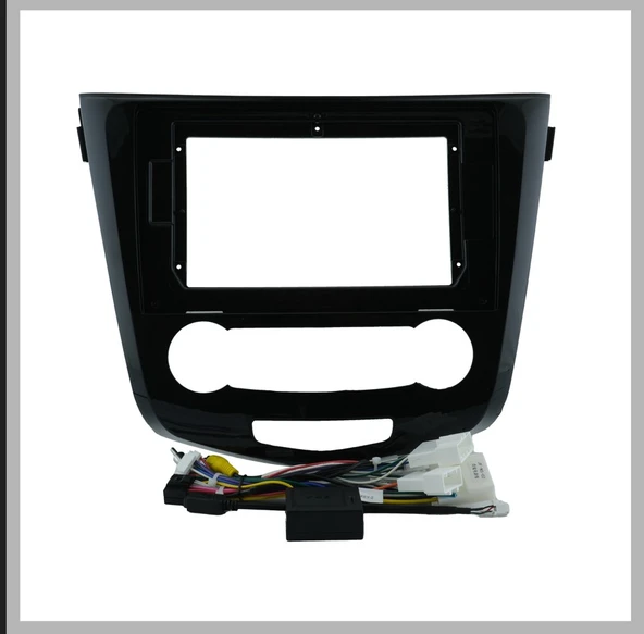 Nissan Qashqai-XTRAİL ANALOG 2014-2021 UYUMLU 10.1 INC P.BLACK ANDROID MULTİMEDYA ÇERÇEVESİ - SOKET-CANBUS ürün görseli 1