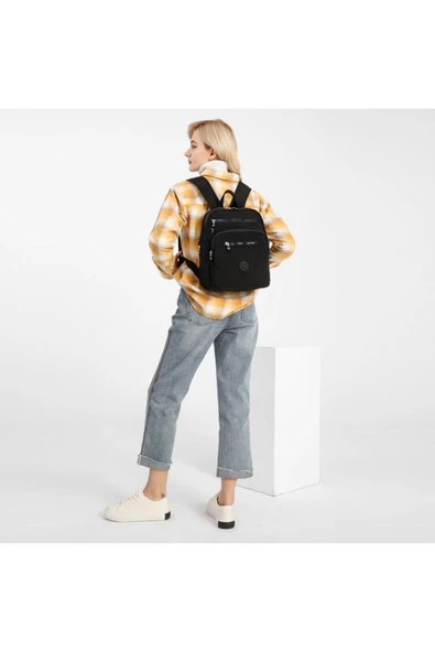 Krinkıl Kumaş Unisex Sırt Çantası 1207 - 4