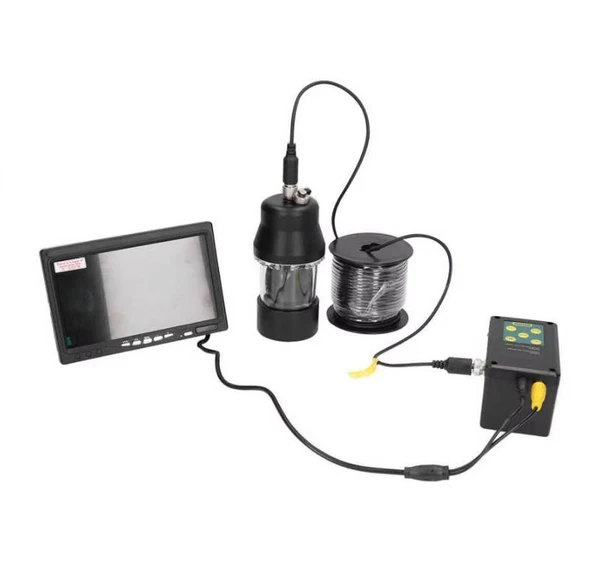 Monitörlü 360° Sualtı Balıkçı Kamera Sistemi 7 inç 30 Metre - 2