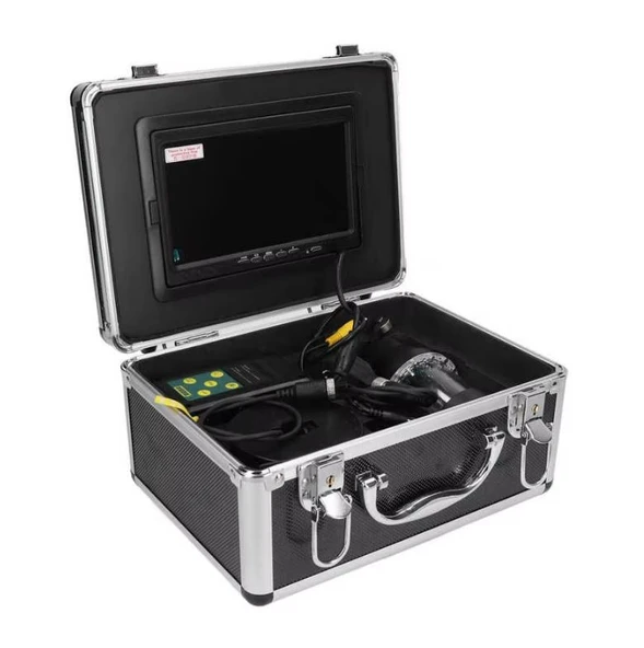 Monitörlü 360° Sualtı Balıkçı Kamera Sistemi 7 inç 30 Metre