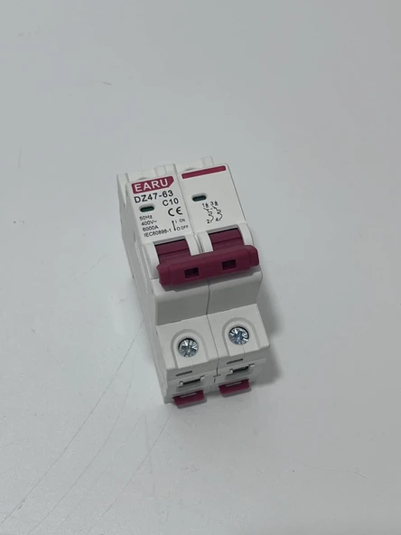 Earu DZ47-63 2 Kutup 63A 10ka C Tipi Sigorta - 2