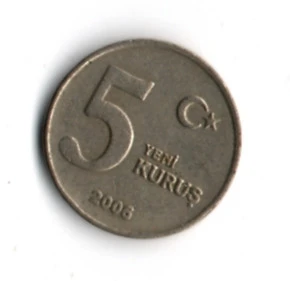 T.C. 5 Yeni Kuruşa 2006 (mp1965) - Resim 2