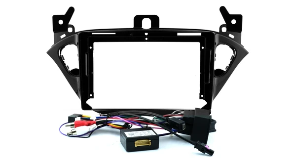 GOVİMAKS OPEL CORSA E 2015-2019 UYUMLU 9 INCH ANDROID MULTİMEDYA ÇERÇEVESİ-SOKET-CANBUS ürün görseli 1