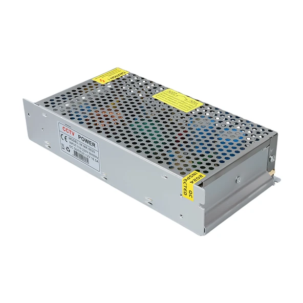 Ayt Powermaster 12 Volt 16.5 Amper Metal Kasa Adaptör 200 Watt Led Adaptörü - 3