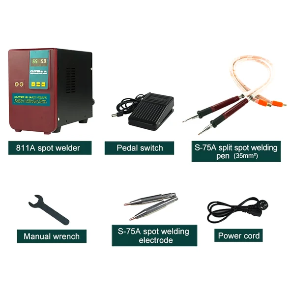 Ayt Glitter 811A Şarjlı Pil Punto Kaynak Makinesi Şarjlı Pil Puntalama Makinası Pil Punta Aleti - 3