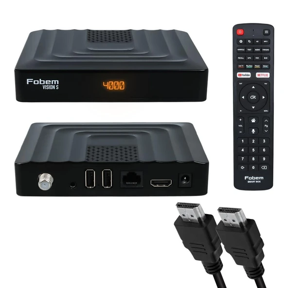 Ayt Fobem Vision S Hibrit 4 Gb Ram 32 Gb Rom Ses Komutlu Uydu Alıcılı Tv Box Android 14 - 5