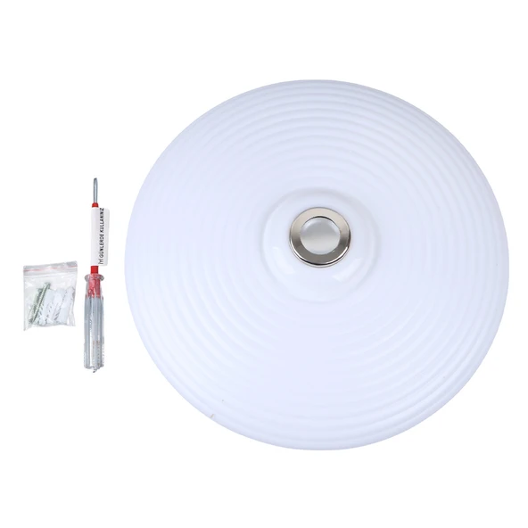 Ayt Poweramster PM-27330 Beyaz 30x10.5 Cm 24 Watt Bluetooth Hoparlörlü Tavan Aydınlatma Ses Bombası Hoparlör - Resim 3