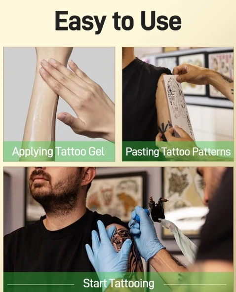 ATS886 Taşınabilir Dövme Tatto Yazıcısı - 4