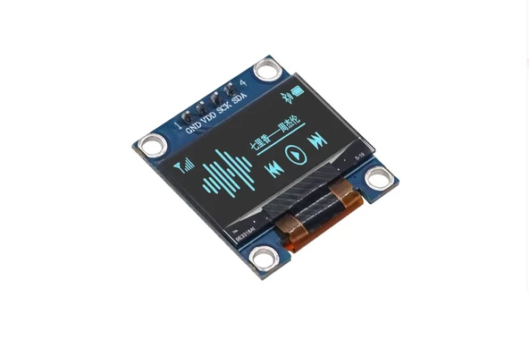 OLED Ekran Modülü 0.96 inç - I2C (128x64 Piksel)