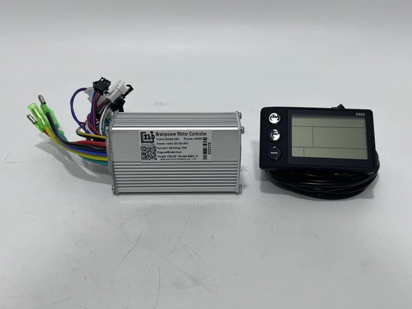Xunlida 866C-6 Elektrikli Bisiklet LCD Ekran ve Motor Kontrol Cihazı - 2