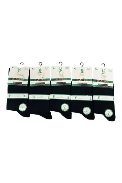 ÇRP014 BAMBU ORGANİK TERLETMEYEN 5'Lİ ÇORAP