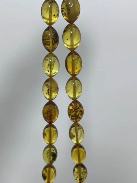 Doğal Kaya Damla Kehribar Tesbih 33lük 32,95 Gram - 5