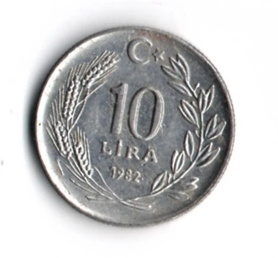 T.C. 10 Lira 1982 (mp1949) - 2