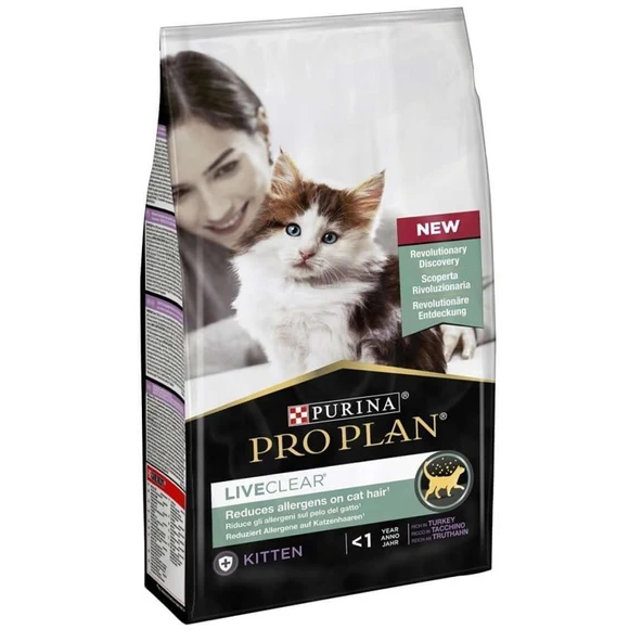 Pro Plan Live Clear Hindili Yavru Kedi Maması 1,4 Kg