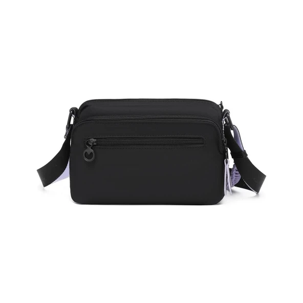 Parlak Kumaş Çapraz Askılı Kadın Postacı Çantası 3249 - 4