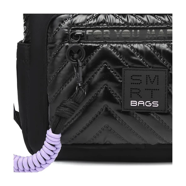 Parlak Kumaş Çapraz Askılı Kadın Postacı Çantası 3251 - 2