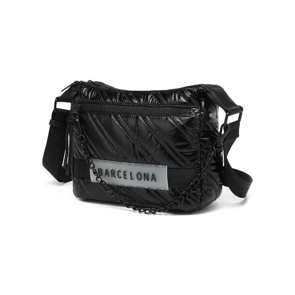 Parlak Kumaş Askılı Kadın Postacı Çantası 3254 - 4