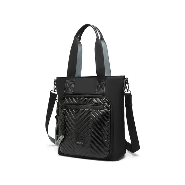 Parlak Kumaş Çapraz Askılı Kadın Omuz Çantası 3248 - Resim 4