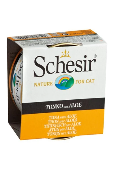 Schesir C143 Ton Balığı Aloe Vera Bitki Özlü Kedi Konservesi 85 Gr - 3