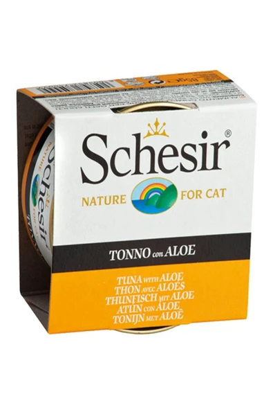 Schesir C143 Ton Balığı Aloe Vera Bitki Özlü Kedi Konservesi 85 Gr - 2