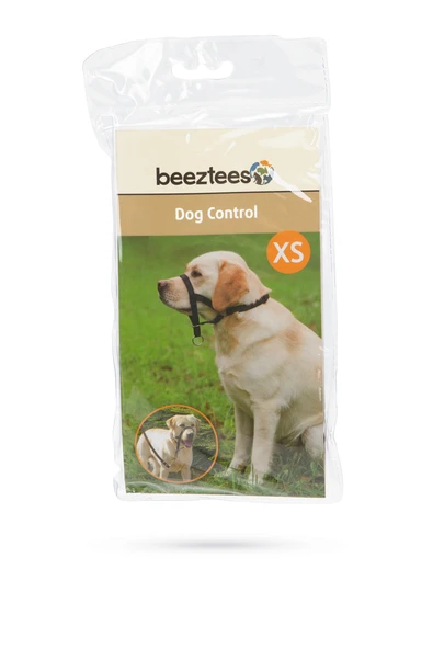 Beeztees Köpek Eğitim Tasması, Baş Kontrollu, Siyah, XS - Resim 2