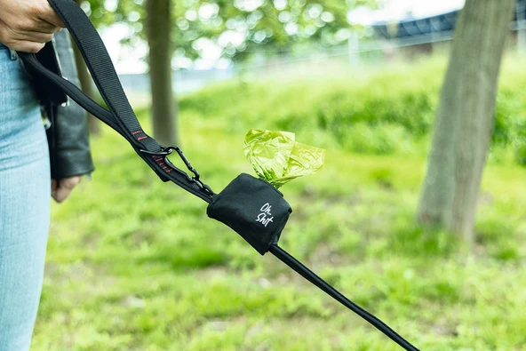 Beeztees Köpek Dışkı Toplama Poşeti Taşıma Çantası, Siyah, 7,5x3,5x4cm - Resim 4