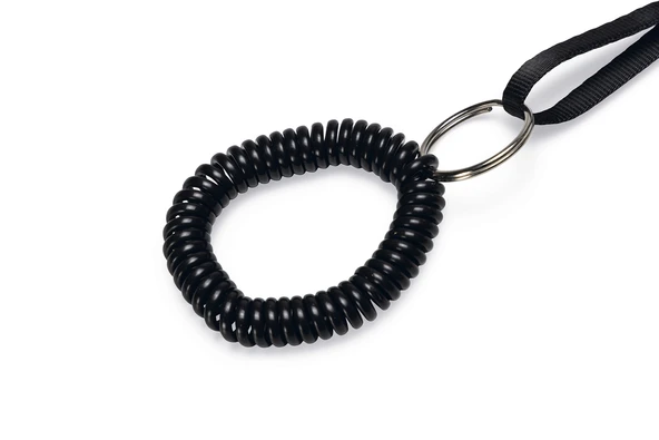 Beeztees Köpek Eğitim Düdüğü ve Klikırı, Karabina ve Bağlama Kordonlu, Mavi, 7x3x2cm - Resim 5