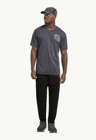 Jack Wolfskin A63928-6000 Hikeout Zip Away Pants M Erkek Outdoor Pantolon - 3