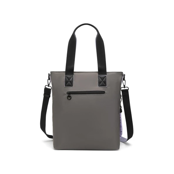 Parlak Kumaş Çapraz Askılı Kadın Omuz Çantası 3248 - Resim 4