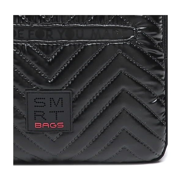 Parlak Kumaş Küçük Boy Askılı Kadın Sırt Çantası 3250 - Resim 2