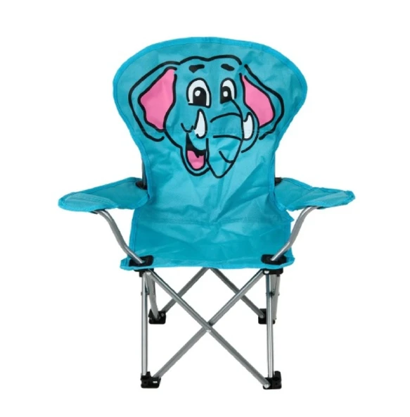 Ed Pet Dizayn Çocuk Kamp Sandalyesi Fil Desen Taşıma Çantası ile Beraber - 3