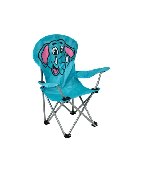 Ed Pet Dizayn Çocuk Kamp Sandalyesi Fil Desen Taşıma Çantası ile Beraber