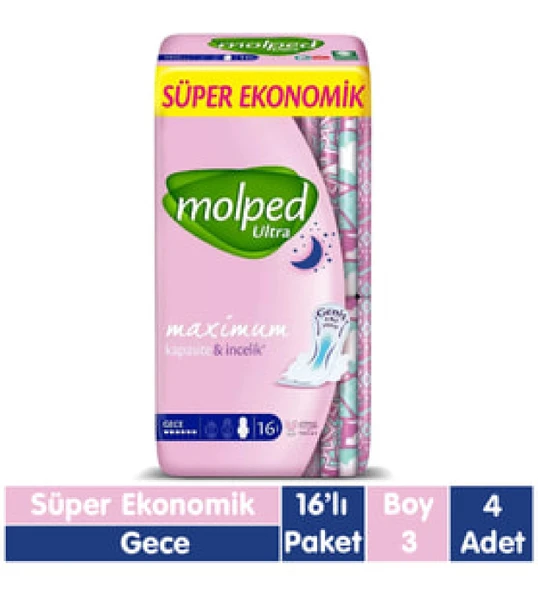 MOLPED ANATOMİK GECE EKO 16 ADET