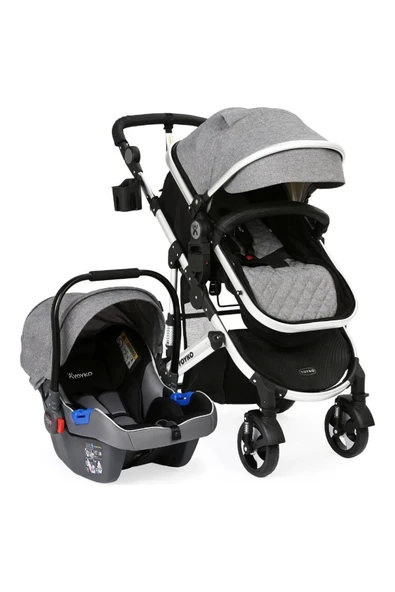 Yoyko Ultimate Travel Sistem Bebek Arabası 3 In 1 Gri Silver - 4