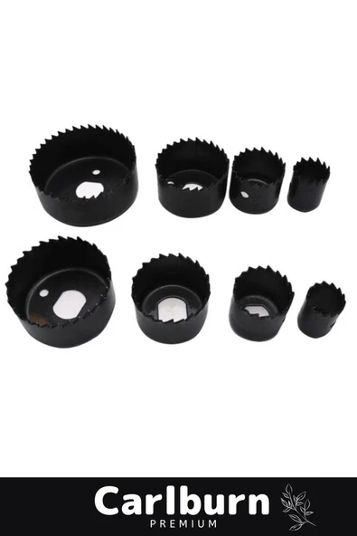 Premium 11 Parça Panç Seti Ağaç Kesme Alyan Anahtarlı Alçıpan Tavan Kesme Matkap Ucu Takımı - 3