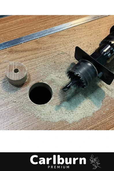 Premium 16 Parça Panç Seti Ağaç Kesme Alyan Anahtarlı Alçıpan Tavan Kesme Matkap Ucu Takımı - 6