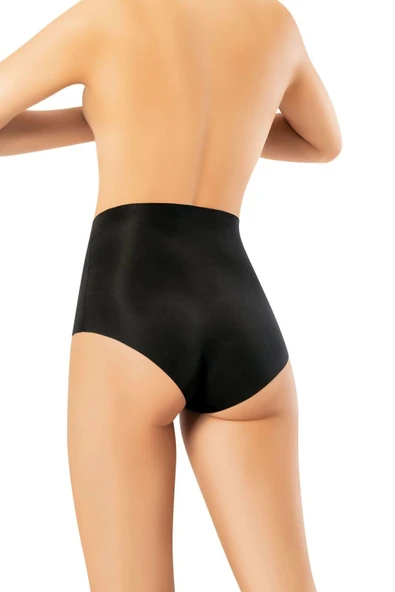 İz Göstermeyen Kaymaz Dikişsiz Vücut Toparlayan Kadın Lazer Kesim Yüksek Bel Bato Külot Korse - 2