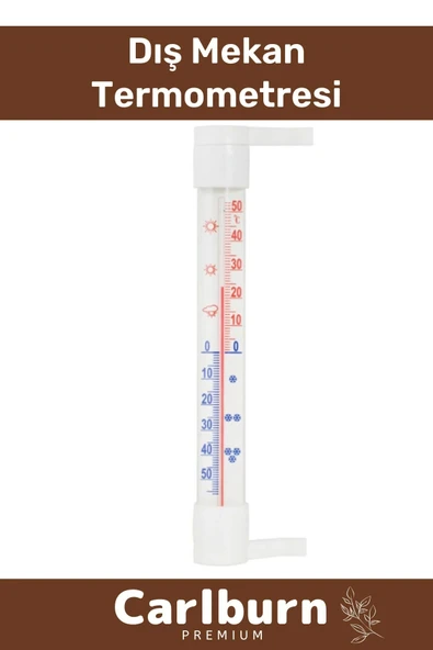 Özel Üretim Kolay Yapıştırılan -50°C ile 50°C Derece Sıcak Soğuk Hava Ölçen Dış Mekan Termometre
