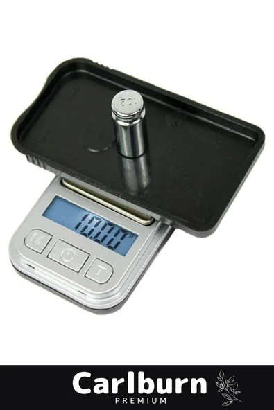 Lcd Ekranlı Otomatik Kapanma Kalibrasyon Hassas Cep Terazisi Tartı 200 G Kapasite 0.01 Hassasiyet - 2