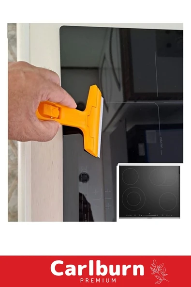 Premium Çok Fonksiyonlu Profesyonel Cam Fayans Derz Boya Kazıma Bıçağı 2 Adet Yedek Bıçak Hediyeli - 4