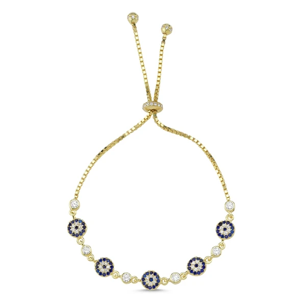 Silverella Gümüş 925 Ayar Zirkon Taşlı Asansör Bileklik SE2025B86401 - Resim 2