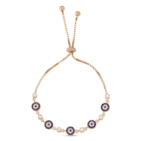 Silverella Gümüş 925 Ayar Zirkon Taşlı Asansör Bileklik SE2025B86401 - Resim 3