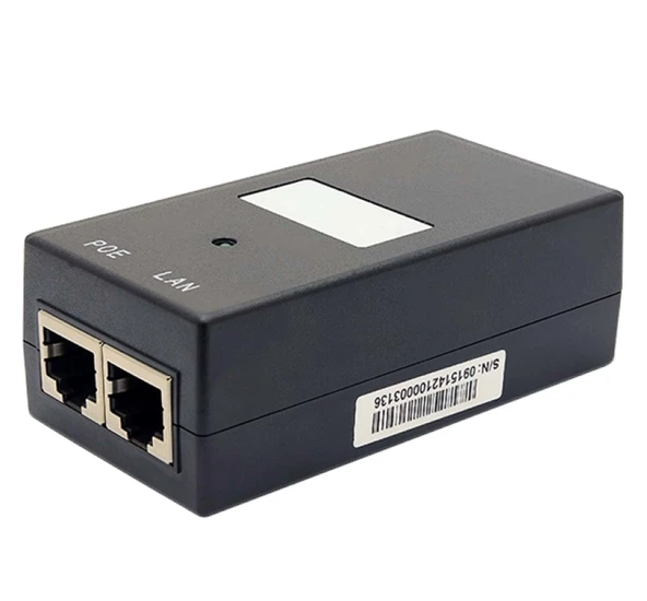 Pasif Poe 24 V 1 A Mbit PoE Adaptörü