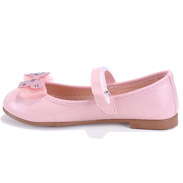 Dagoster DJA76-HY10002 Pudra Rugan Ortopedik  Kız Çocuk Babet Ayakkabı - Resim 3