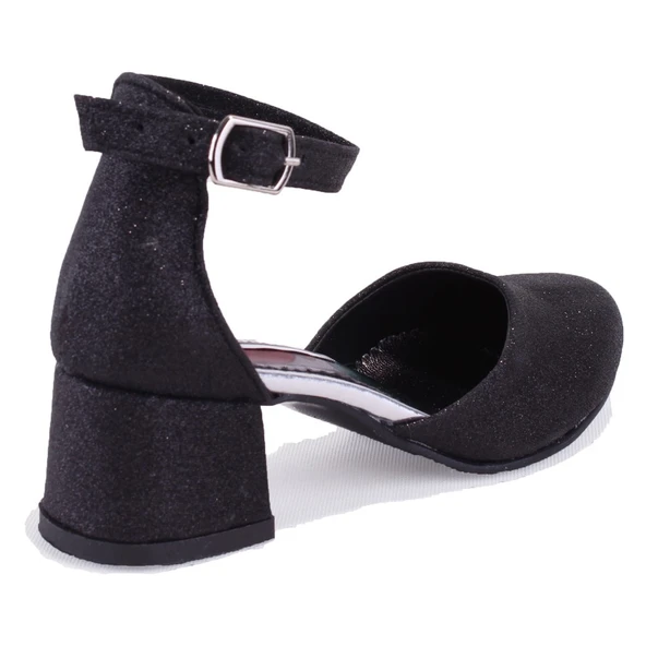 Dagoster DJA76-YB101KY Siyah Ortopedik  Kız Çocuk Abiye Ayakkabı - Resim 4