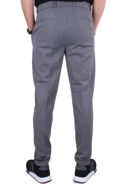 Dagoster DMG23-611275 Gri Normal Bel Double Paça Flota Cepli Erkek Pantolon - 4