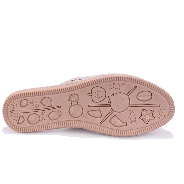 Dagoster DZA07-1155121 Ten Triko Spor Kadın Terlik - 4