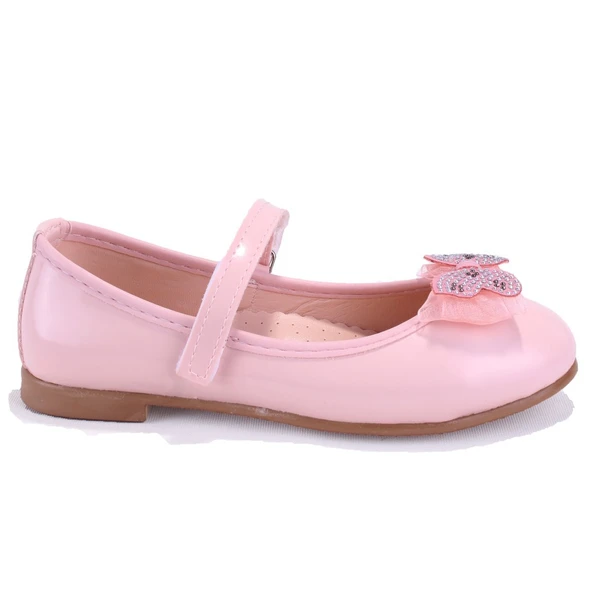 Dagoster DJA76-HY10002 Pudra Rugan Ortopedik  Kız Çocuk Babet Ayakkabı - Resim 2