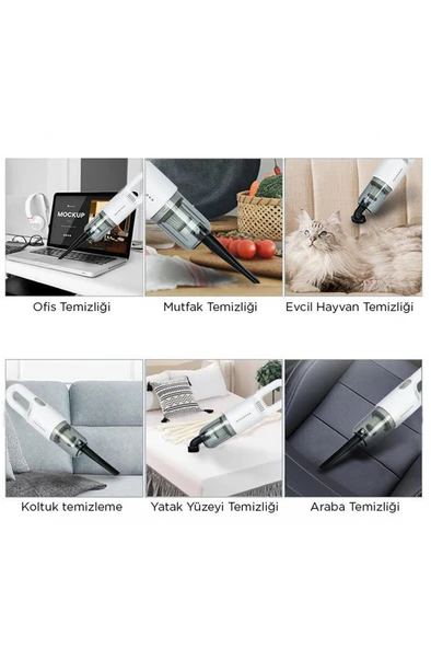 Torima A-031 Siyah Şarjlı Araç EL Süpürgesi - Resim 2